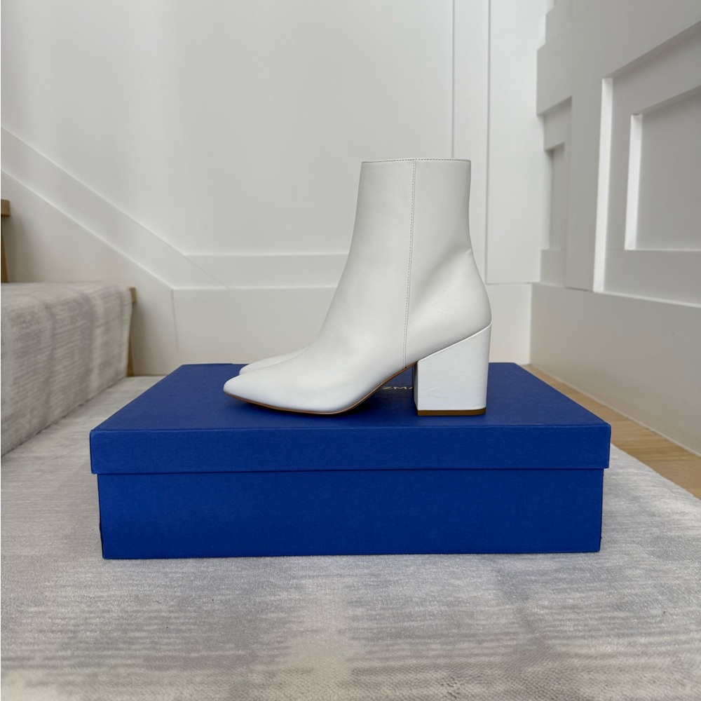 Stuart Weitzman 
Avenue 75 Block Heel Ankle Boots